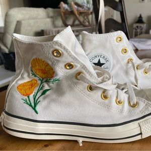Chuck Taylor, Converse all star embroidered floral high top sneaker